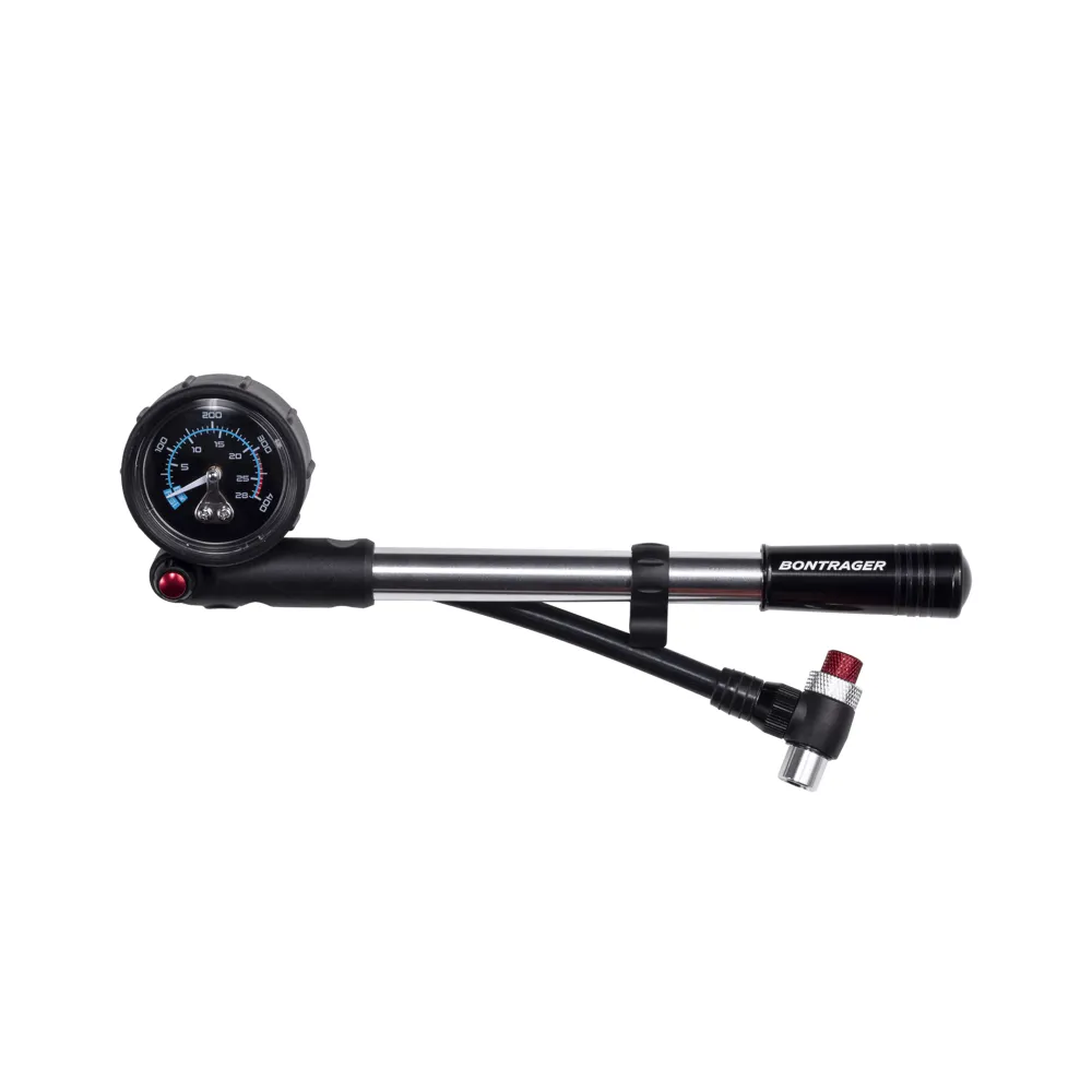 uPRISE Bikes Bontrager Shock Pump - Black/Grey | Price match, 365 day return s, 18-Month Warranty, Finance Available & Free UK Delivery