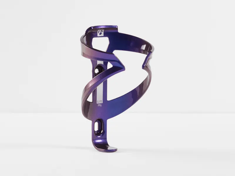 Bontrager Elite Recycled Plastic Water Bottle Cage - Purple Flip