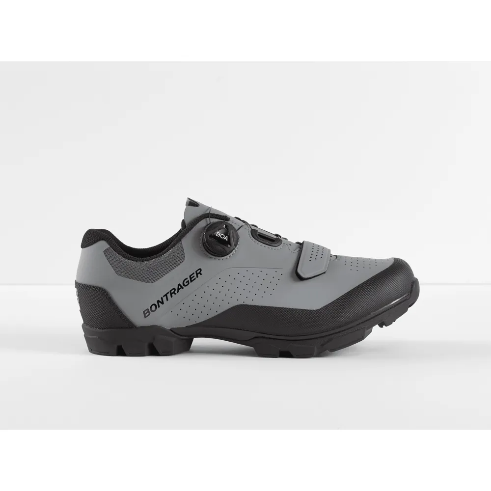 uPRISE Bikes Bontrager Foray MTB Shoes - Quicksilver/Black | Price match, 365 day return s, 18-Month Warranty, Finance Available & Free UK Delivery