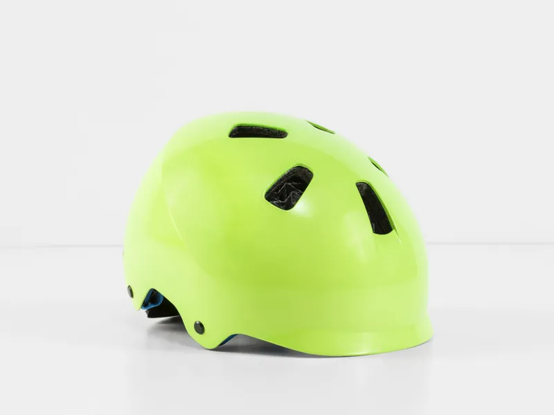 Bontrager Jet Wavecel Child Helmet - Vis Green/Royal