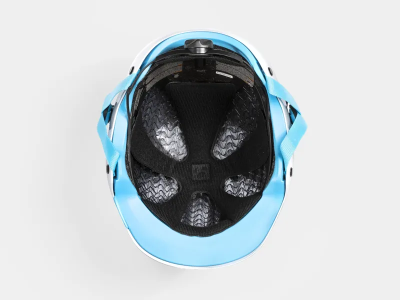 Bontrager Jet Wavecel Youth Helmet - White/Azure-3