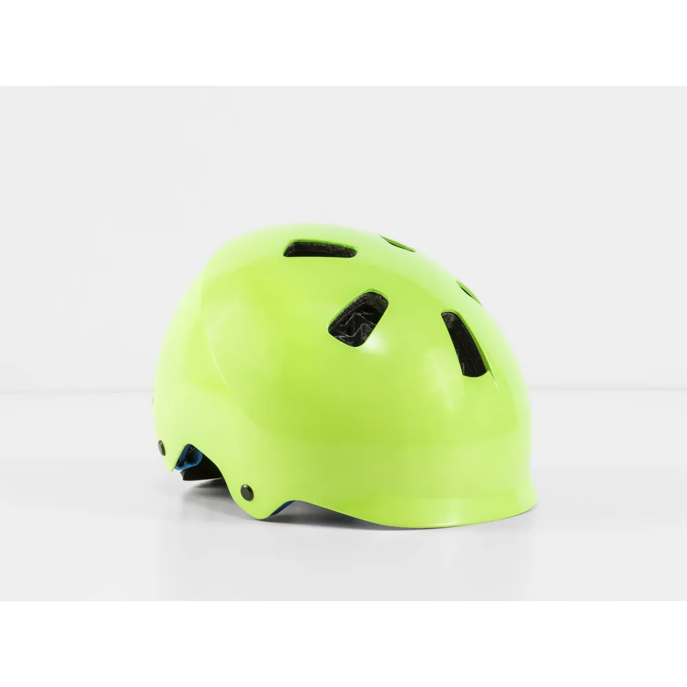 uPRISE Bikes Bontrager Jet Wavecel Youth Helmet - Vis Green/Royal | Price match, 365 day return s, 18-Month Warranty, Finance Available & Free UK Delivery