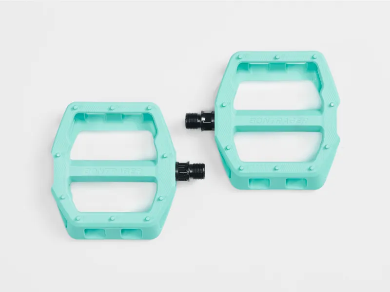 Bontrager Line Comp Flat Pedals - 9/16 - Miami Green-1