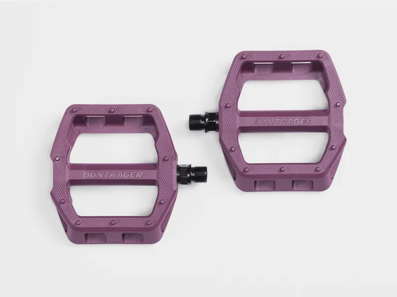 Bontrager Line Comp Flat Pedals - 9/16 - Mulberry-1