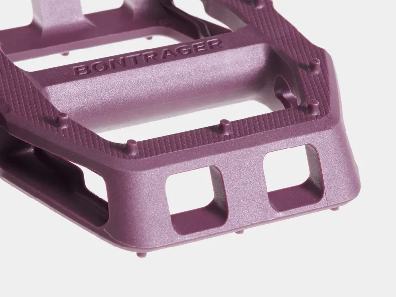 Bontrager Line Comp Flat Pedals - 9/16 - Mulberry-2