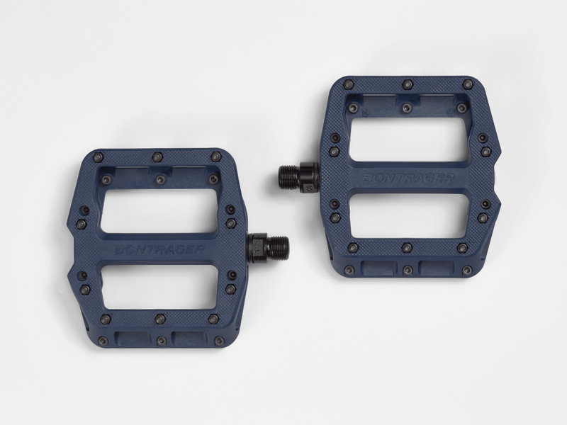 Bontrager Line Elite Flat Pedals - 9/16 - Mulsanne Blue-1