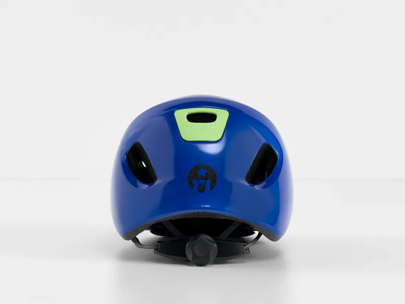 Bontrager Little Dipper Toddler Helmet - Alpine Blue/Vis Green-2
