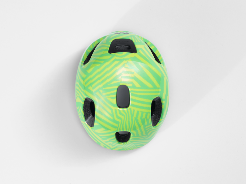 Bontrager Little Dipper Toddler Helmet - Radioactive Green/Yellow-4