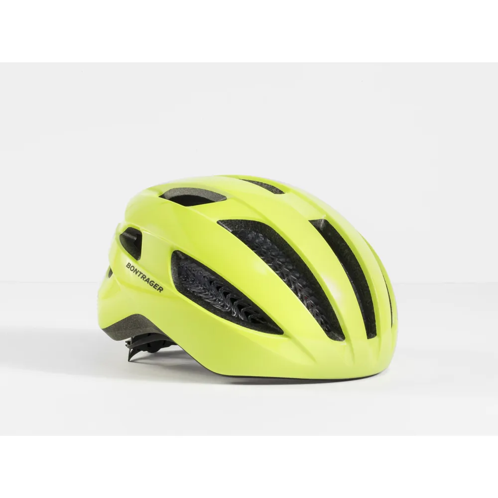 uPRISE Bikes Bontrager Starvos Wavecel Road Helmet - Radioactive Yellow | Price match, 365 day return s, 18-Month Warranty, Finance Available & Free UK Delivery