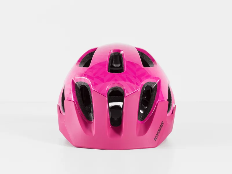 Bontrager Tyro Youth Helmet - Flamingo Pink/Black-1