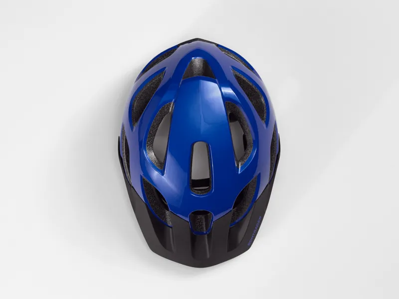 Bontrager Tyro Youth Helmet - Alpine Blue/Black-4