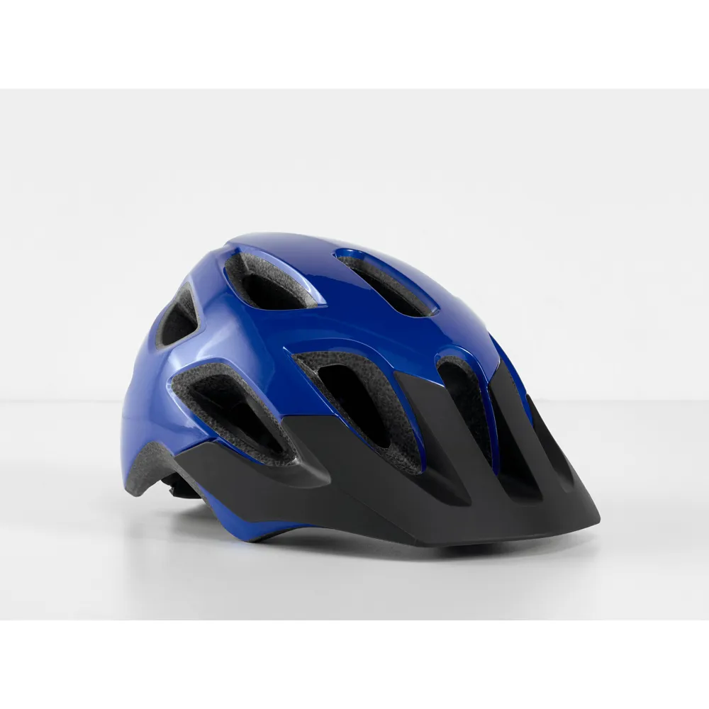 uPRISE Bikes Bontrager Tyro Youth Helmet - Alpine Blue/Black | Price match, 365 day return s, 18-Month Warranty, Finance Available & Free UK Delivery