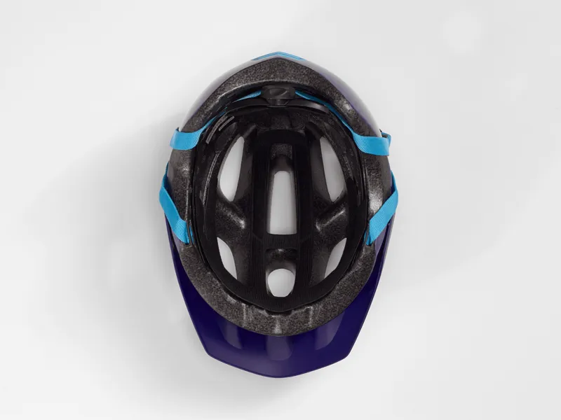 Bontrager Tyro Youth Helmet - Purple Abyss/Azure-3