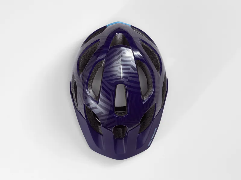 Bontrager Tyro Youth Helmet - Purple Abyss/Azure-4