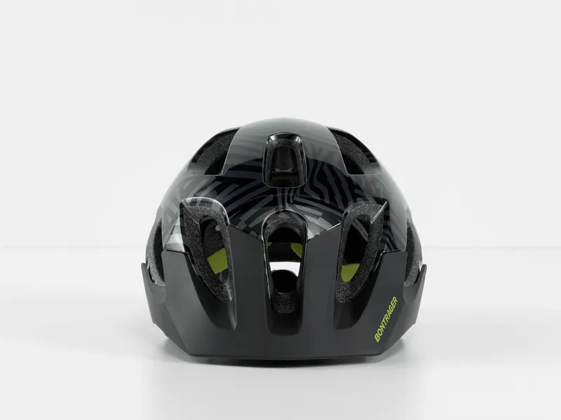 Bontrager Tyro Youth Helmet - Black/Radioactive Yellow-1