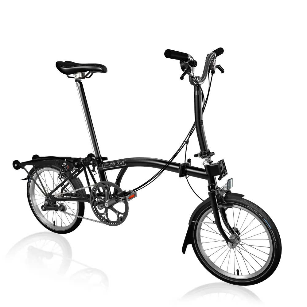 uPRISE Bikes Brompton M6R Mid Bar C Line Explore 2024 Folding Bike - Black | Price match, 365 day return s, 18-Month Warranty, Finance Available & Free UK Delivery