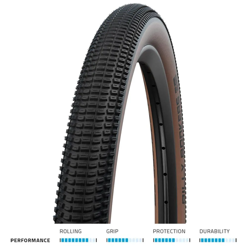 uPRISE Bikes Schwalbe Billy Bonkers K-Guard 26x2.10 Jump Bike Tyre - Bronze Skin | Price match, 365 day return s, 18-Month Warranty, Finance Available & Free UK Delivery