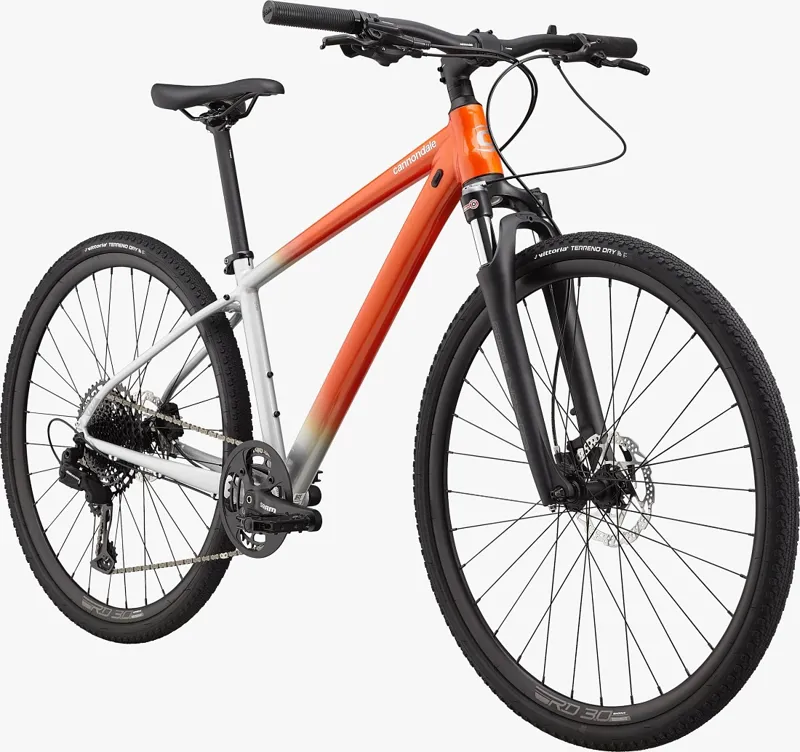 Cannondale Quick CX 1 2024 Women's Hybrid Bike - Silver/Orange-1