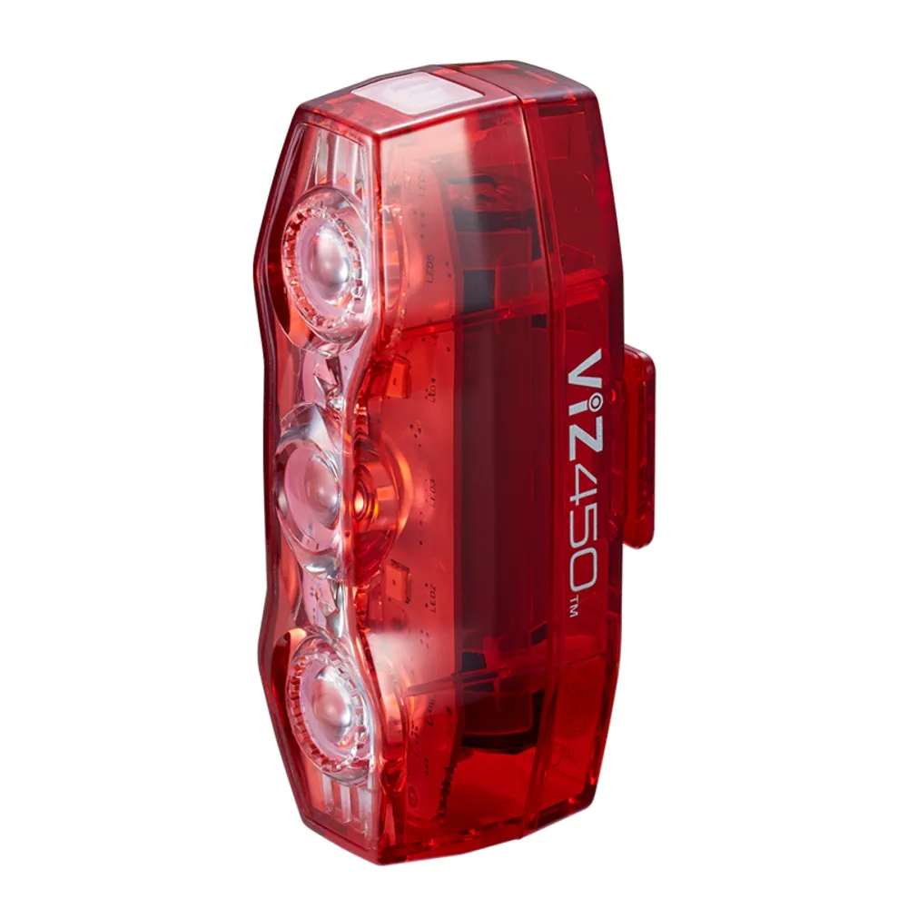 uPRISE Bikes Cateye Viz450 USB Rear LED Light - 450 Lumen - Red | Price match, 365 day return s, 18-Month Warranty, Finance Available & Free UK Delivery