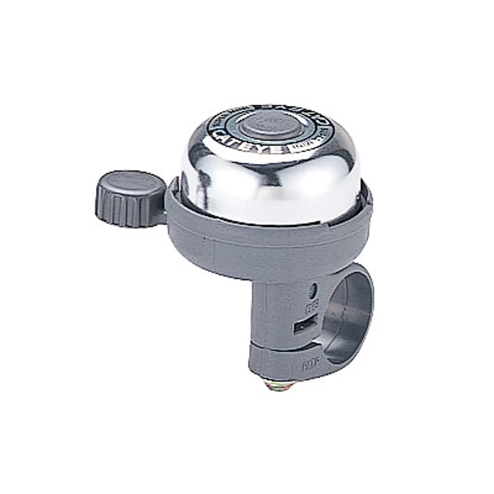 uPRISE Bikes Cateye PB-600 Super Mini Bell - Silver | Price match, 365 day return s, 18-Month Warranty, Finance Available & Free UK Delivery