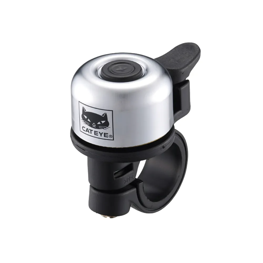 uPRISE Bikes Cateye OH-1200 Brass Bell - Silver | Price match, 365 day return s, 18-Month Warranty, Finance Available & Free UK Delivery