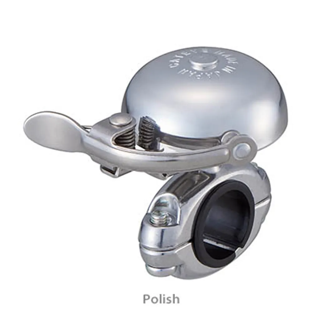 uPRISE Bikes Cateye OH-2300A Hibiki Aluminium Bell - Polished Silver | Price match, 365 day return s, 18-Month Warranty, Finance Available & Free UK Delivery