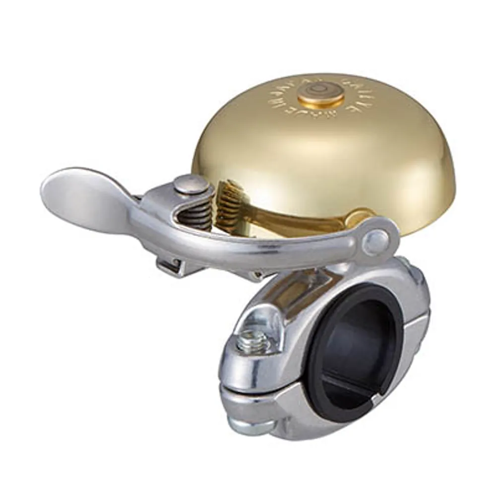 uPRISE Bikes Cateye OH-2300B Hibiki Brass Bell - Gold | Price match, 365 day return s, 18-Month Warranty, Finance Available & Free UK Delivery