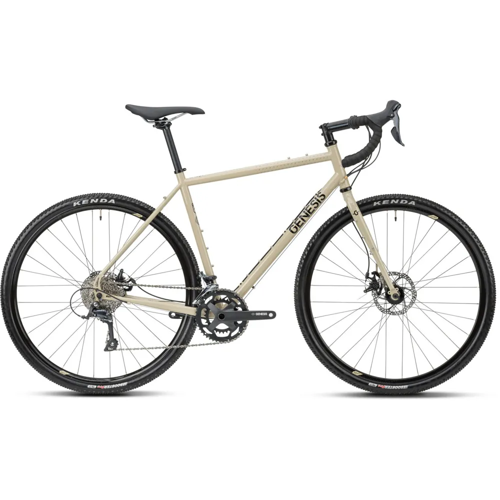 uPRISE Bikes Genesis Croix De Fer 10 Gravel Road Bike - Sand | Price match, 365 day return s, 18-Month Warranty, Finance Available & Free UK Delivery