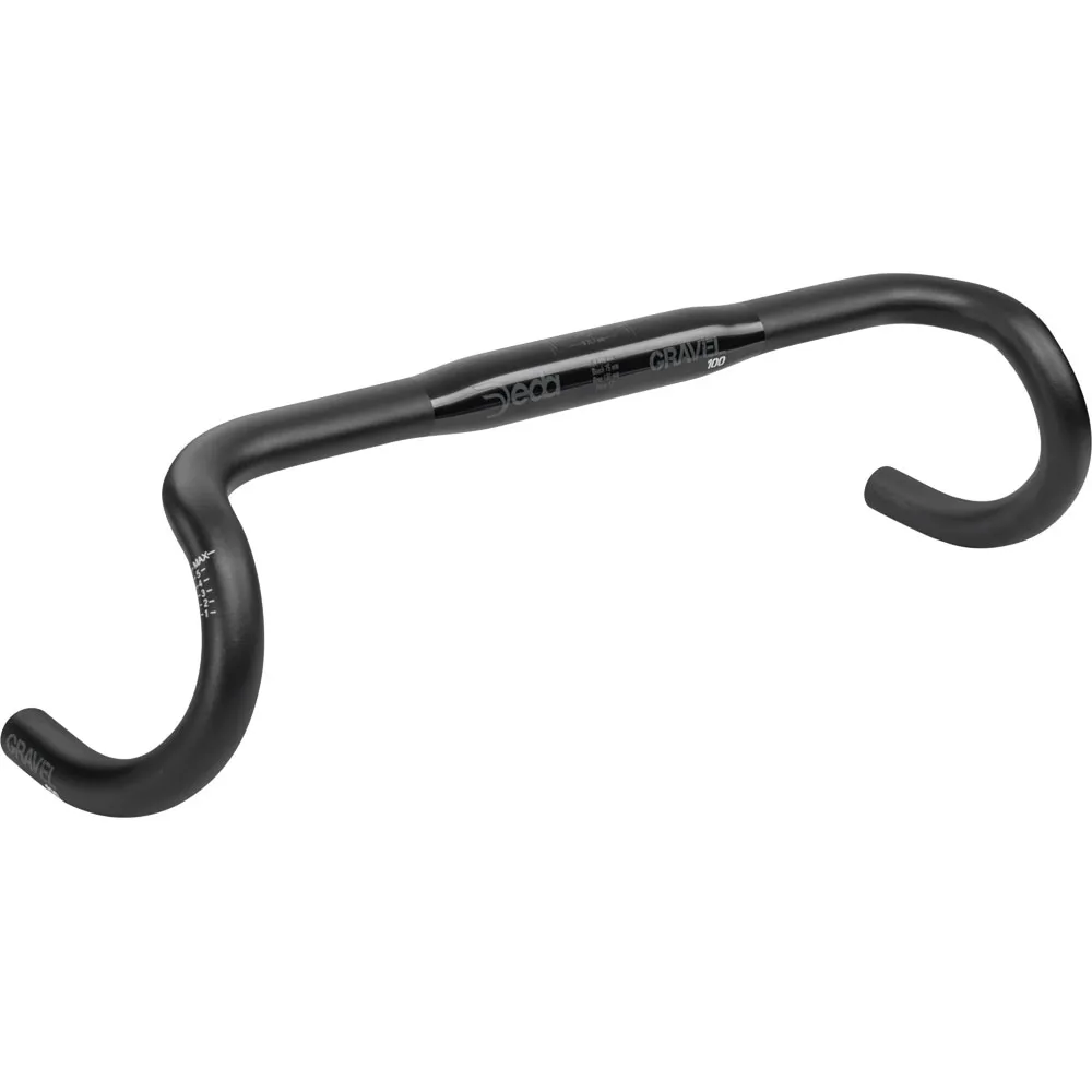 uPRISE Bikes Deda Elementi Dedacciai Gravel100 RHM BoB Road Bike Handlebars - Black | Price match, 365 day return s, 18-Month Warranty, Finance Available & Free UK Delivery