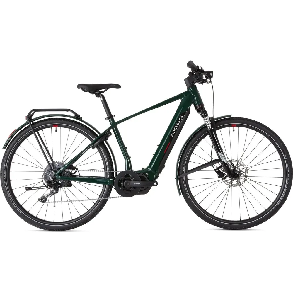 uPRISE Bikes Ridgeback Advance 3 2025 Electric Hybrid Bike - Green | Price match, 365 day return s, 18-Month Warranty, Finance Available & Free UK Delivery