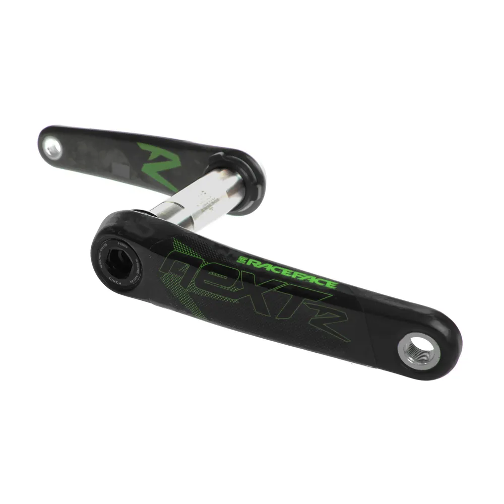 uPRISE Bikes Race Face Next R 136mm Carbon Crank Arms - Green | Price match, 365 day return s, 18-Month Warranty, Finance Available & Free UK Delivery