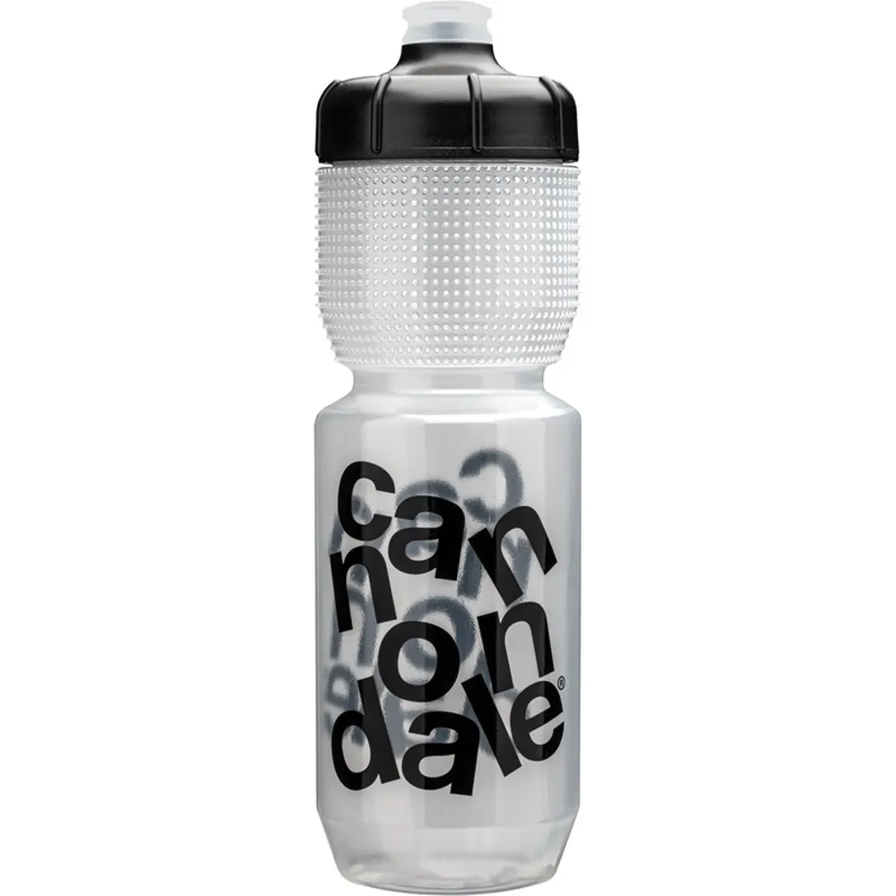 uPRISE Bikes Cannondale Gripper Stacked 750ml Bottle - Clear/Black | Price match, 365 day return s, 18-Month Warranty, Finance Available & Free UK Delivery