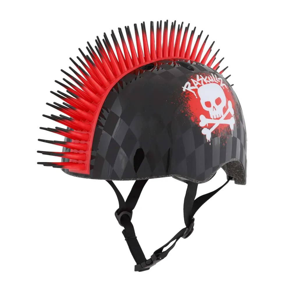 uPRISE Bikes C-Preme Raskullz FS Child Helmet - 50-54cm - Skull Hawk Red | Price match, 365 day return s, 18-Month Warranty, Finance Available & Free UK Delivery