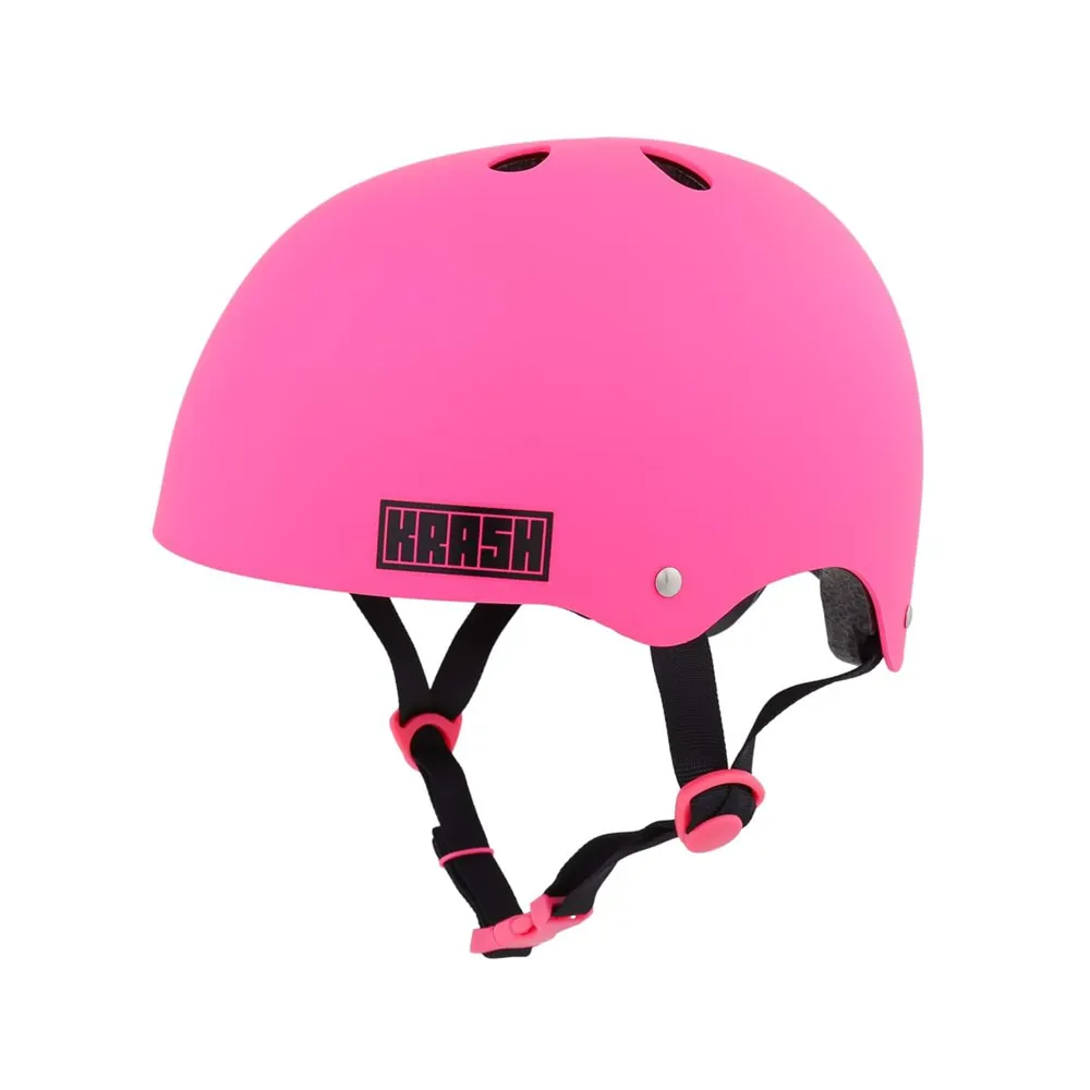 uPRISE Bikes C-Preme Krash Pro FS Child Helmet - 50-54cm - Matt Pink | Price match, 365 day return s, 18-Month Warranty, Finance Available & Free UK Delivery