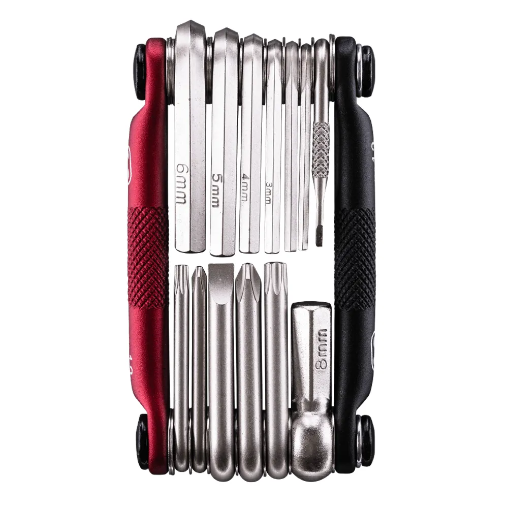 uPRISE Bikes Crank Brothers M13 Multi Tool - Matt Black/Red | Price match, 365 day return s, 18-Month Warranty, Finance Available & Free UK Delivery
