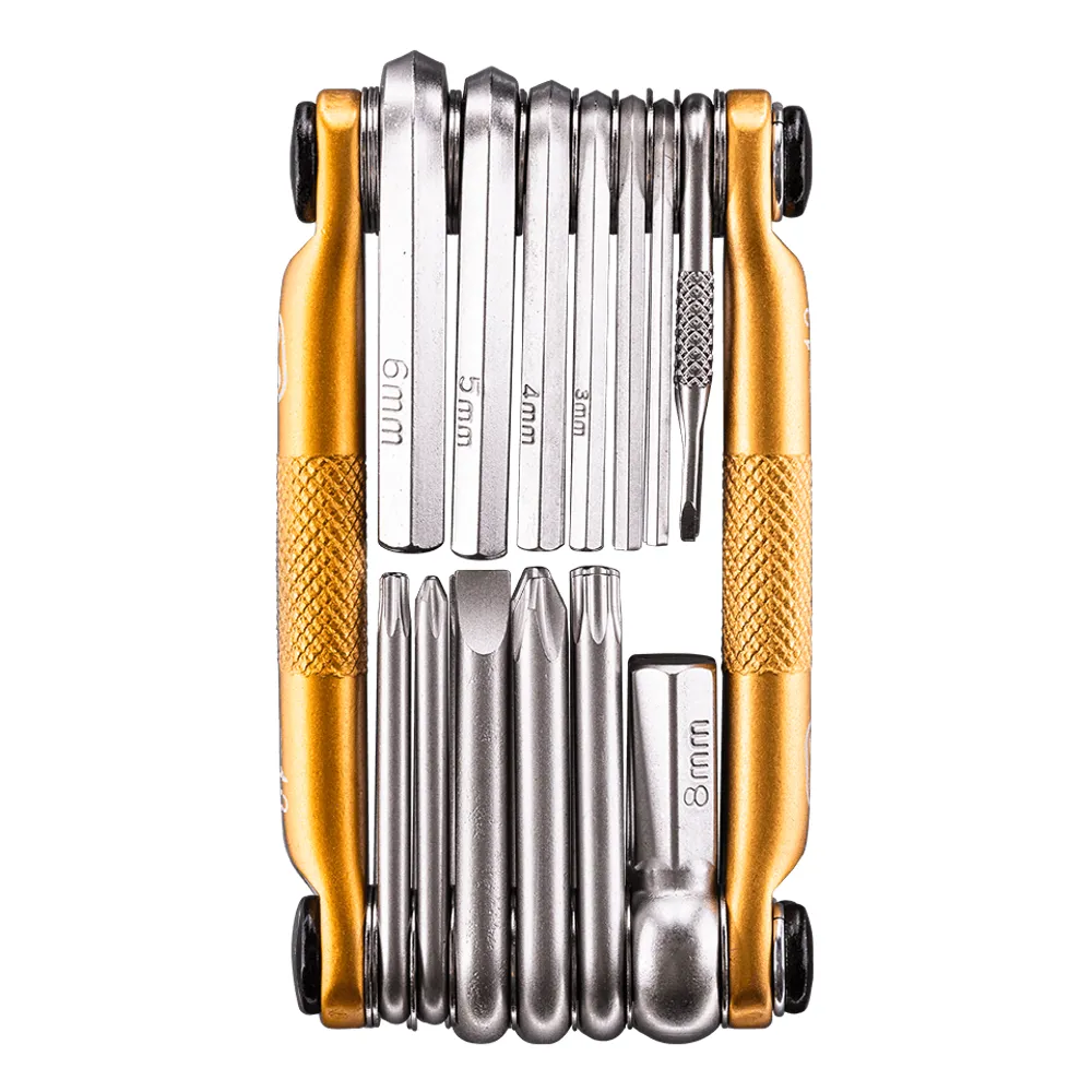 uPRISE Bikes Crank Brothers M13 Multi Tool - Gold | Price match, 365 day return s, 18-Month Warranty, Finance Available & Free UK Delivery