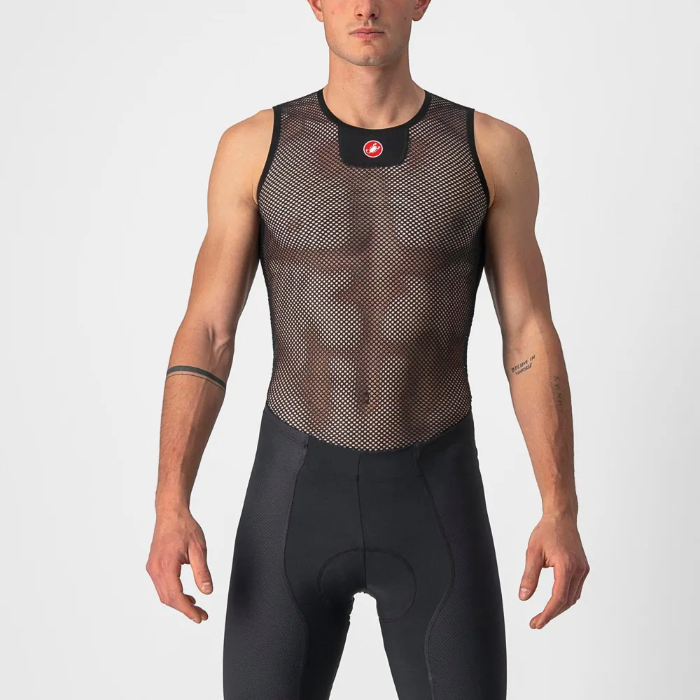 uPRISE Bikes Castelli Core Mesh 3 Men's Sleeveless Base Layer - Black | Price match, 365 day return s, 18-Month Warranty, Finance Available & Free UK Delivery
