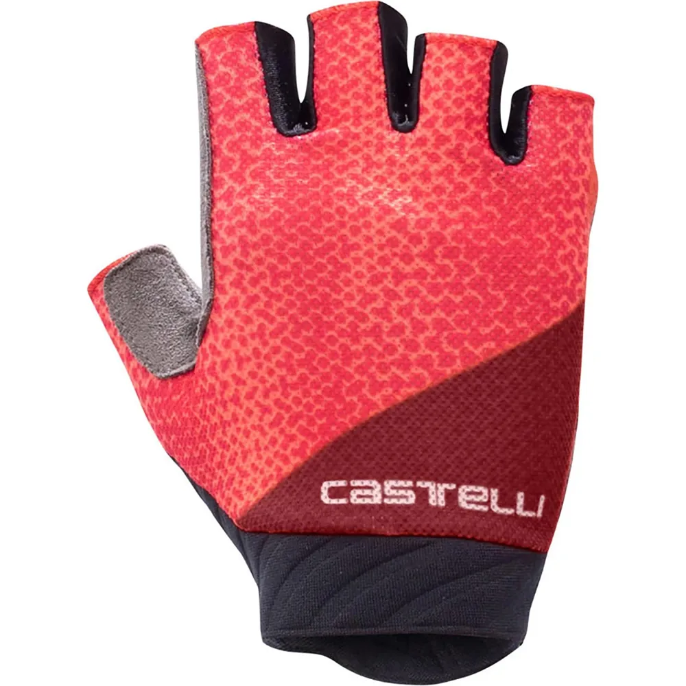 uPRISE Bikes Castelli Roubaix Gel 2 Short Finger Gloves - Brilliant Pink | Price match, 365 day return s, 18-Month Warranty, Finance Available & Free UK Delivery