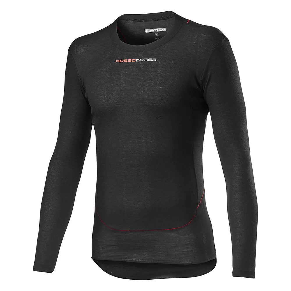 uPRISE Bikes Castelli Prosecco Tech Long Sleeve Base Layer - Black | Price match, 365 day return s, 18-Month Warranty, Finance Available & Free UK Delivery