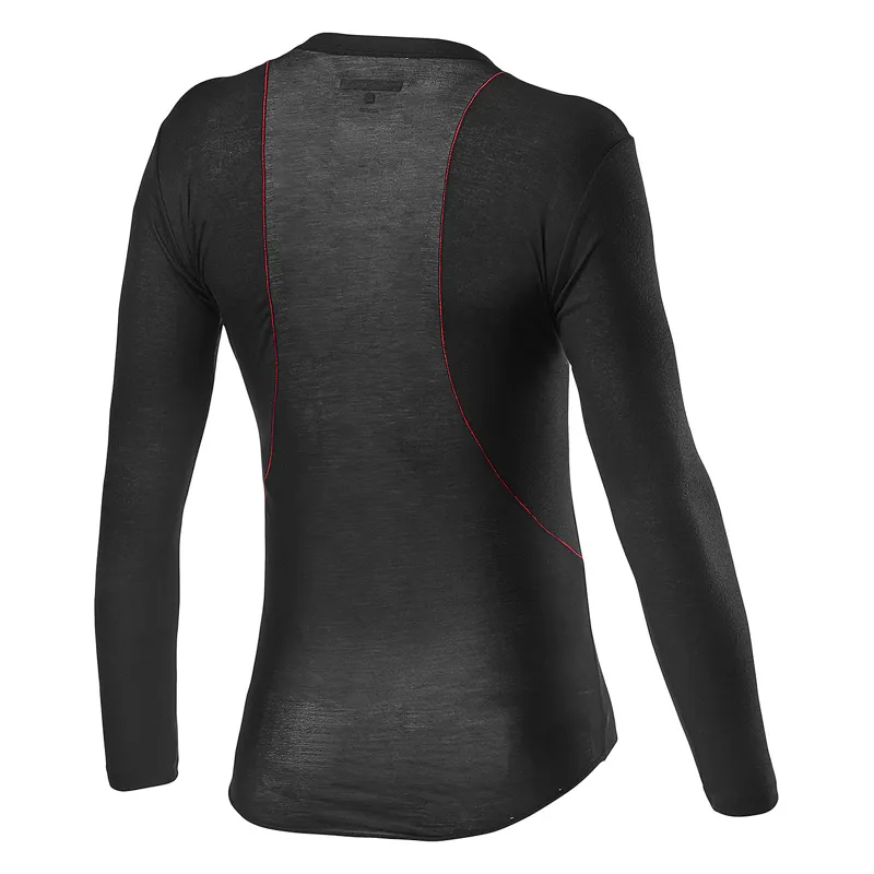 Castelli Prosecco Tech Long Sleeve Base Layer - Black - Medium-1