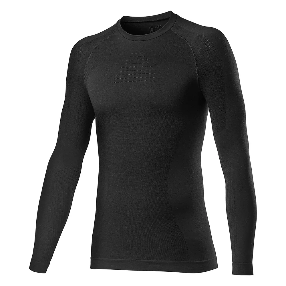 uPRISE Bikes Castelli Core Seamless Long Sleeve Base Layer - Black | Price match, 365 day return s, 18-Month Warranty, Finance Available & Free UK Delivery