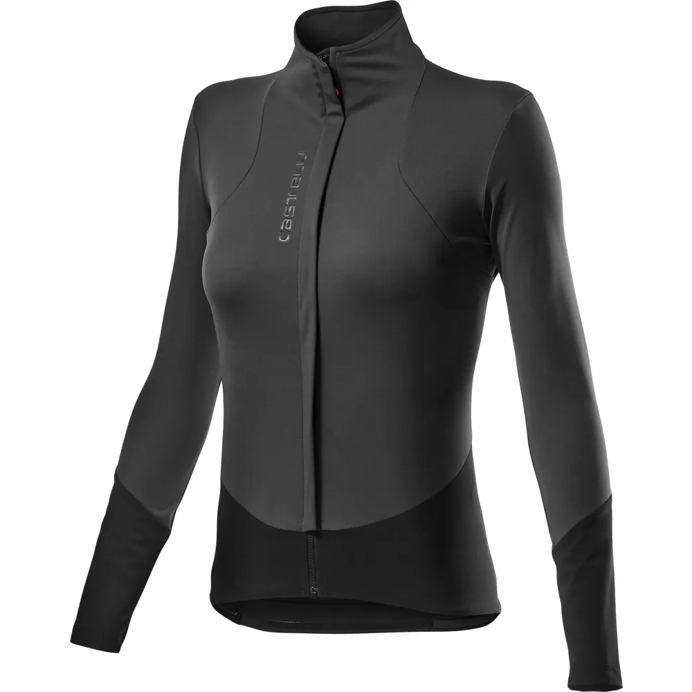 uPRISE Bikes Castelli Beta RoS Women's Jacket - Dark Grey/Black | Price match, 365 day return s, 18-Month Warranty, Finance Available & Free UK Delivery