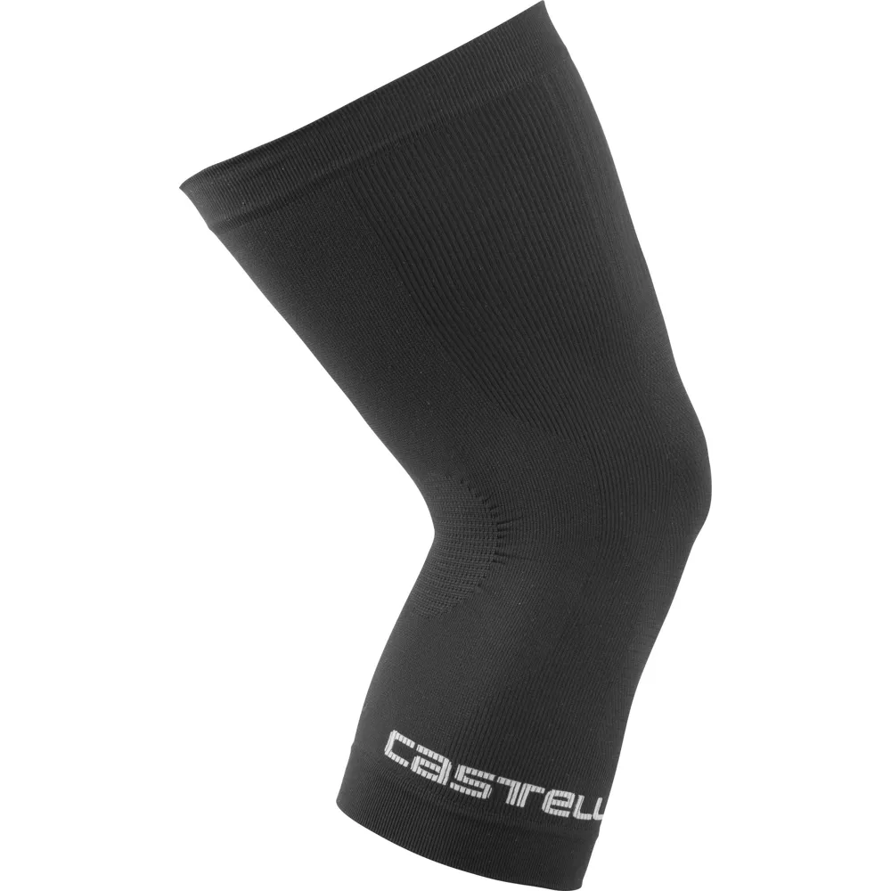 uPRISE Bikes Castelli Pro Seamless Knee Warmers - Black | Price match, 365 day return s, 18-Month Warranty, Finance Available & Free UK Delivery