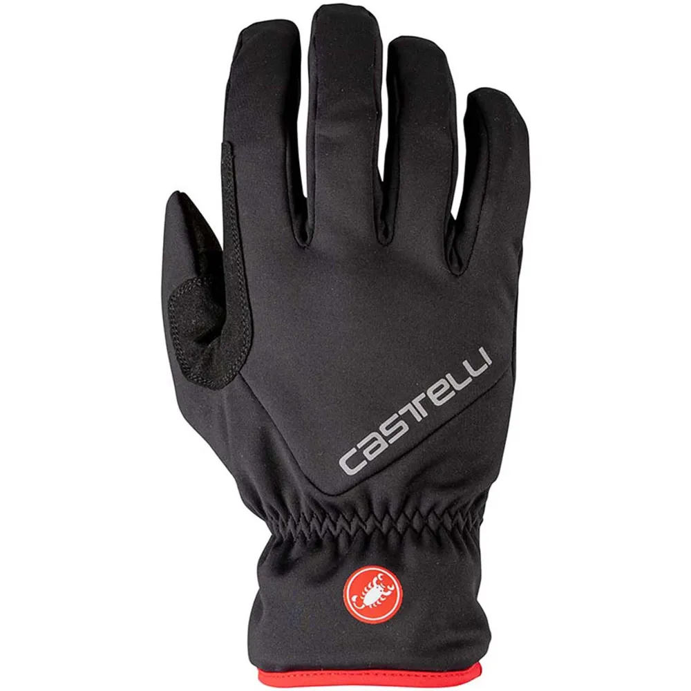 uPRISE Bikes Castelli Entrata Thermal Men's Long Finger Gloves - Black | Price match, 365 day return s, 18-Month Warranty, Finance Available & Free UK Delivery