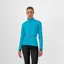 Castelli Go Women's Windproof Jacket - Sky Blue/Fiery Red - Medium