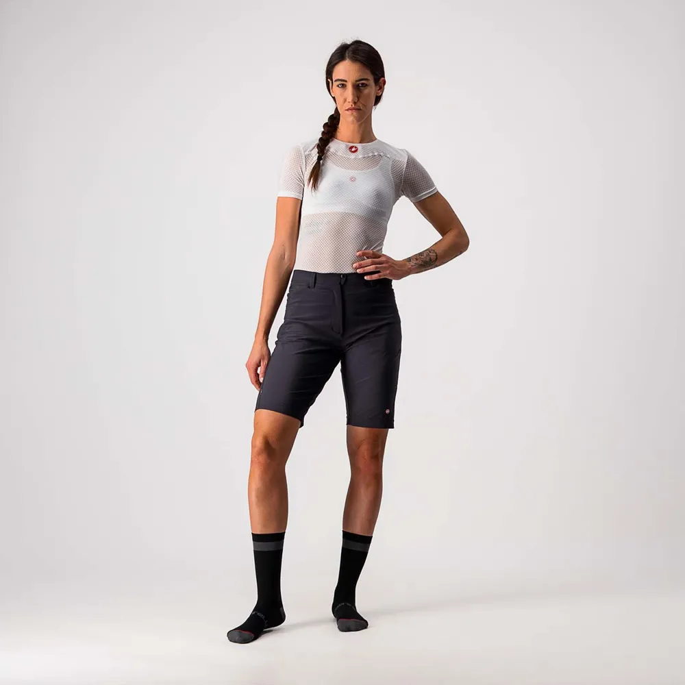 uPRISE Bikes Castelli Unlimited Women's Baggy Shorts - Black | Price match, 365 day return s, 18-Month Warranty, Finance Available & Free UK Delivery