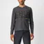 Castelli Trail Tech Men's Long Sleeve T-Shirt - Dark Grey/Black/Lime