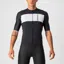 Castelli Prologo 7 Men's Short Sleeve Jersey - Black/Silver Grey/Ivory