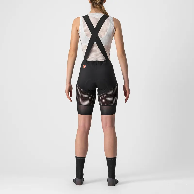 Castelli Unlimited DT Women's Liner Bib Shorts - Black-1