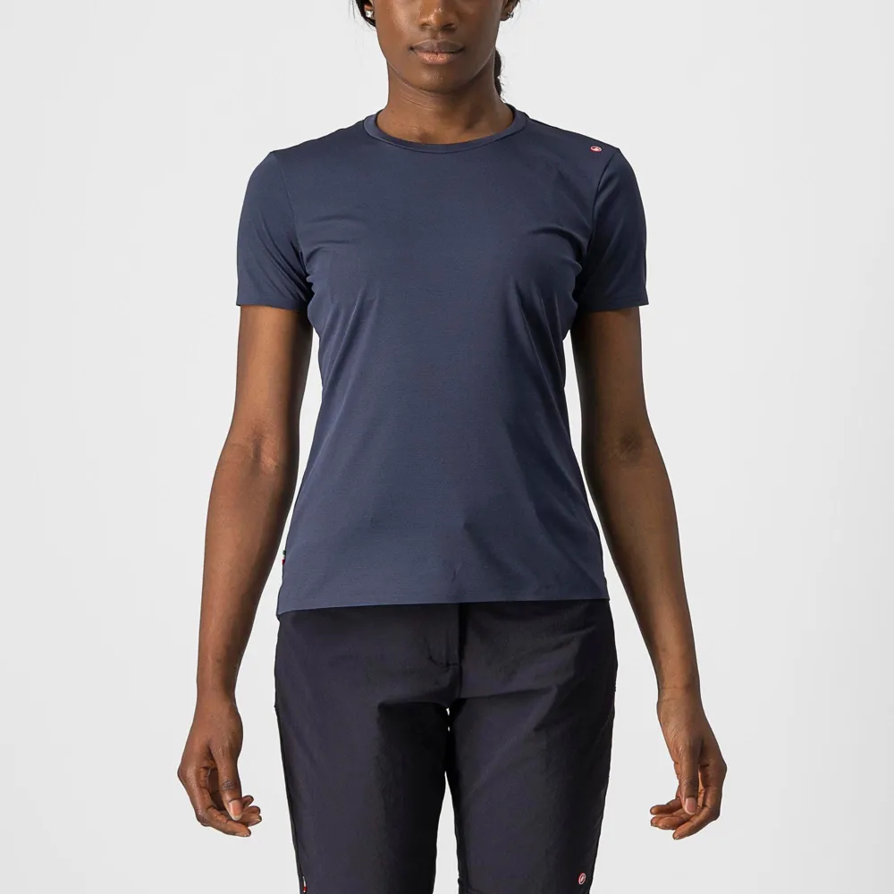 uPRISE Bikes Castelli Tech 2 Women's Technical T-Shirt - Savile Blue | Price match, 365 day return s, 18-Month Warranty, Finance Available & Free UK Delivery